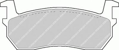 Remblokken set FDB316 Remblokken set FDB316