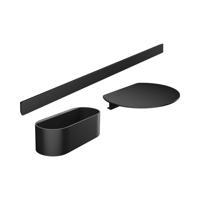 Hansgrohe Bundelset Bad WallStoris Mat Zwart - thumbnail