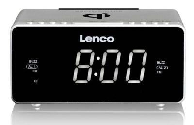 Lenco CR-550 Klokradio Zilver Lenco CR-550 Klokradio Zilver