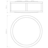 Astro - Mashiko 300 Round Plafondlamp - thumbnail