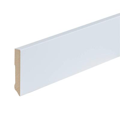 Folieplint plint 90x15 - Amsterdam wit RAL 9010