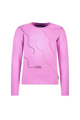 B.Nosy winter t-shirt meisjes - paars - Tiara - longsleeve