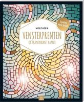 Mozaiek kleurboek Vensterprenten op transparant Papier - thumbnail