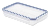 Rotho Clic & Lock Koelkast Bewaardoos 1L Vlak Horizon Blauw/Transparant - thumbnail