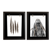 Frame poster kunststof - frame Clipz, 2 st. - frame zwart - thumbnail