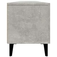 Tv-meubel 180x31,5x40 cm bewerkt hout betongrijs - thumbnail