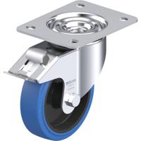 Blickle LK-POEV 125R-3-FI-SB Zwenkwiel met rem Wieldiameter: 125 mm Draagvermogen (max.): 250 kg 1 stuk(s) - thumbnail