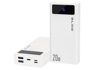 Power Bank 20000mAh QC+PD 20W + lightning PB20E