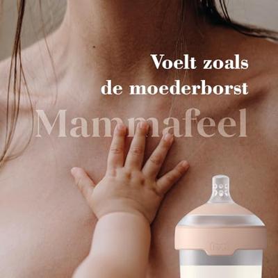 Mammafeel Dynamische Flessenspeen Mediuim 6+ Mammafeel Dynamische Flessenspeen Mediuim 6+