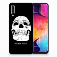 Silicone Back Case Samsung Galaxy A50 Skull Eyes - thumbnail