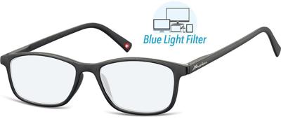 Leesbril montana +2.00dpt blue light filter zwart