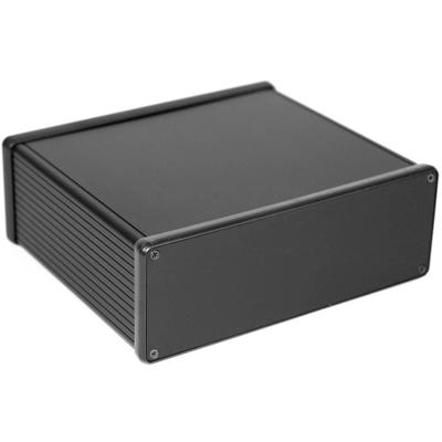 Hammond Electronics 1455U1602BK Universele behuizing 160 x 191 x 66 Aluminium Geëxtrudeerd Zwart (geëloxeerd) 1 stuk(s)
