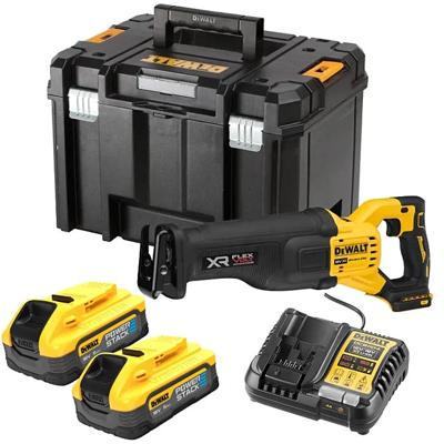 DeWalt DCS386H2T-QW Accu Reciprozaag | 18V XR Brushless FV Adv | 2x 5.0Ah POWERSTACK accu | TSTAK koffer DCS386H2T-QW DeWalt DCS386H2T-QW Accu Reciprozaag | 18V XR Brushless FV Adv | 2x 5.0Ah POWERSTACK accu | TSTAK koffer DCS386H2T-QW