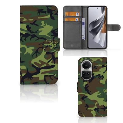 OPPO Reno10 | 10 Pro | Telefoon Hoesje | Army Dark