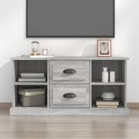 Tv-meubel 99,5x35,5x48 cm bewerkt hout grijs sonoma eikenkleur - thumbnail