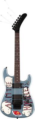 Fender Tom Morello Arm The Homeless Stratocaster, Blue Ice Metallic RW