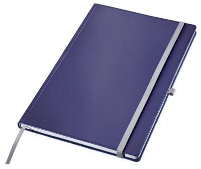 Leitz Style notitieboek, ft A4, harde kaft, gelijnd, blauw Leitz Style notitieboek, ft A4, harde kaft, gelijnd, blauw