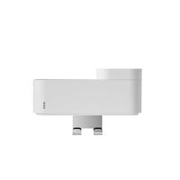 Opbergbakje Tiger 2-Store met Handdoekhaak en Tandenborstelhouder 25 cm Wit - thumbnail