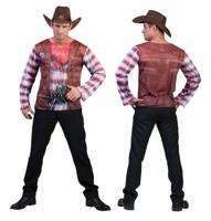 3D Cowboy Toppers shirt man - thumbnail