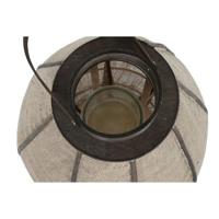 Kaarshouder Home ESPRIT Natuurlijk Jute Bamboe 36 x 36 x 48,5 cm - thumbnail