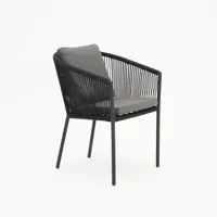 Vita Dining Tuinstoel Reims - Zwart - thumbnail