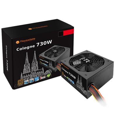 Thermaltake Cologne power supply unit 730 W 20+4 pin ATX ATX Zwart Thermaltake Cologne power supply unit 730 W 20+4 pin ATX ATX Zwart
