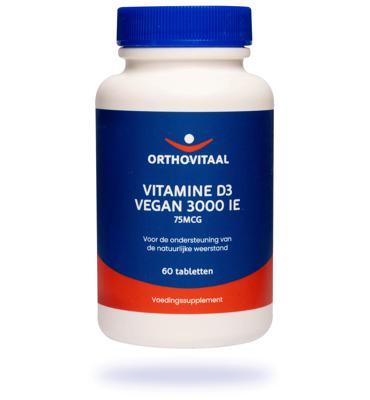 OrthoVitaal Vitamine D3 3000IE vegan 60 Tabletten