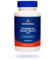 Vitamine D3 3000IE vegan 60 Tabletten - thumbnail