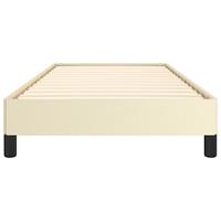 Bedframe kunstleer crmekleurig 90x190 cm - thumbnail