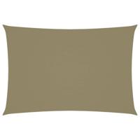VidaXL Zonnescherm rechthoekig 3x5 m oxford stof beige - thumbnail