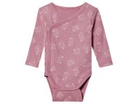 lupilu Baby romper (86/92, Patroon donkerroze) - thumbnail