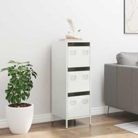Hoge kast 39x35x103,5 cm staal zwart - thumbnail