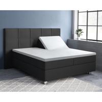 Primaviera Deluxe Splittopper Satijn Hoeslaken Wit 160 x 200 - thumbnail