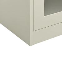 Kantoorkast 90x40x105 cm staal lichtgrijs - thumbnail