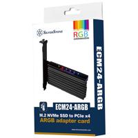 Silverstone SST-ECM24-ARGB interfacekaart/-adapter Intern M.2 - thumbnail