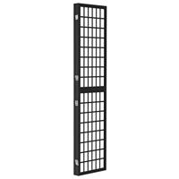 Kamerscherm inklapbaar 3 panelen Japanse stijl 120x170 cm zwart - thumbnail