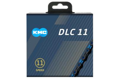 KMC fietsketting dlc 11 - 118 schakels - blauw/zwart - extreem duurzaam - 243g