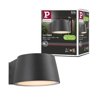 Paulmann Capea 2200K Wand 94713 Buitenlamp (wand) LED 6 W Zwart