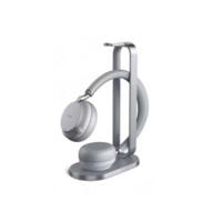 Yealink Bluetooth headset BH72 UC Light Gray USB-A met oplaadstandaard - thumbnail