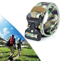 ENNIU 4 5 cm breed outdoor casual nylon riem verstelbare multifunctionele trainings riemen voor mannen - thumbnail