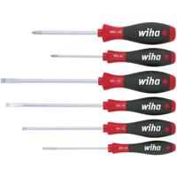 Wiha schroevendraaierset softfinish 7153 (zwart/rood) - thumbnail