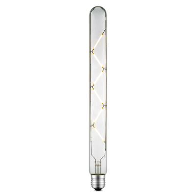 Edison Vintage LED filament lichtbron Tube - Helder - Spiraal - Retro LED lamp - 3/3/30cm - geschikt voor E27 fitting - Dimbaar - 5W 550lm 3000K - warm wit licht