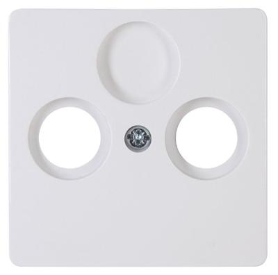 Kopp HK05 antennecontactdoos TV/Radio wit glanzend