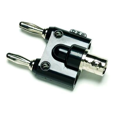 Fluke BP881 Meetadapter BNC-stekker - Bananenstekker 4 mm Stapelbaar Zwart Fluke BP881 Meetadapter BNC-stekker - Bananenstekker 4 mm Stapelbaar Zwart