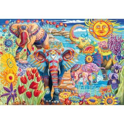 Clementoni legpuzzel elephants' carnival, 500st. Clementoni legpuzzel elephants' carnival, 500st.