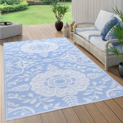 VidaXL Buitenkleed arakil 120x180 cm pp babyblauw