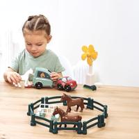 Ecoiffier Abrick paardenrenbaan - 60dlg. - thumbnail