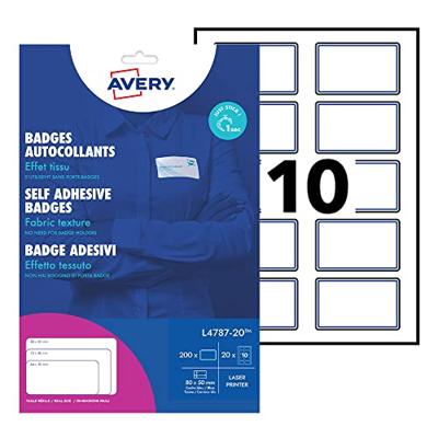 Avery-Zweckform CD-etiketten L7676A-40P Ø 117 mm Papier Wit 80 stuk(s) Permanent hechtend Ondoorzichtig, Tot kerngat bedrukbaar Inkt, Laser