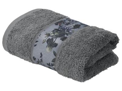 LIVARNO Set van 2 handdoeken 50 x 100 cm (Grijs)