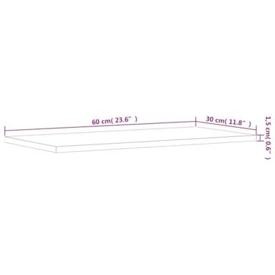 Wandschappen 4 st 60x30x1,5 cm bewerkt hout gerookt eikenkleur